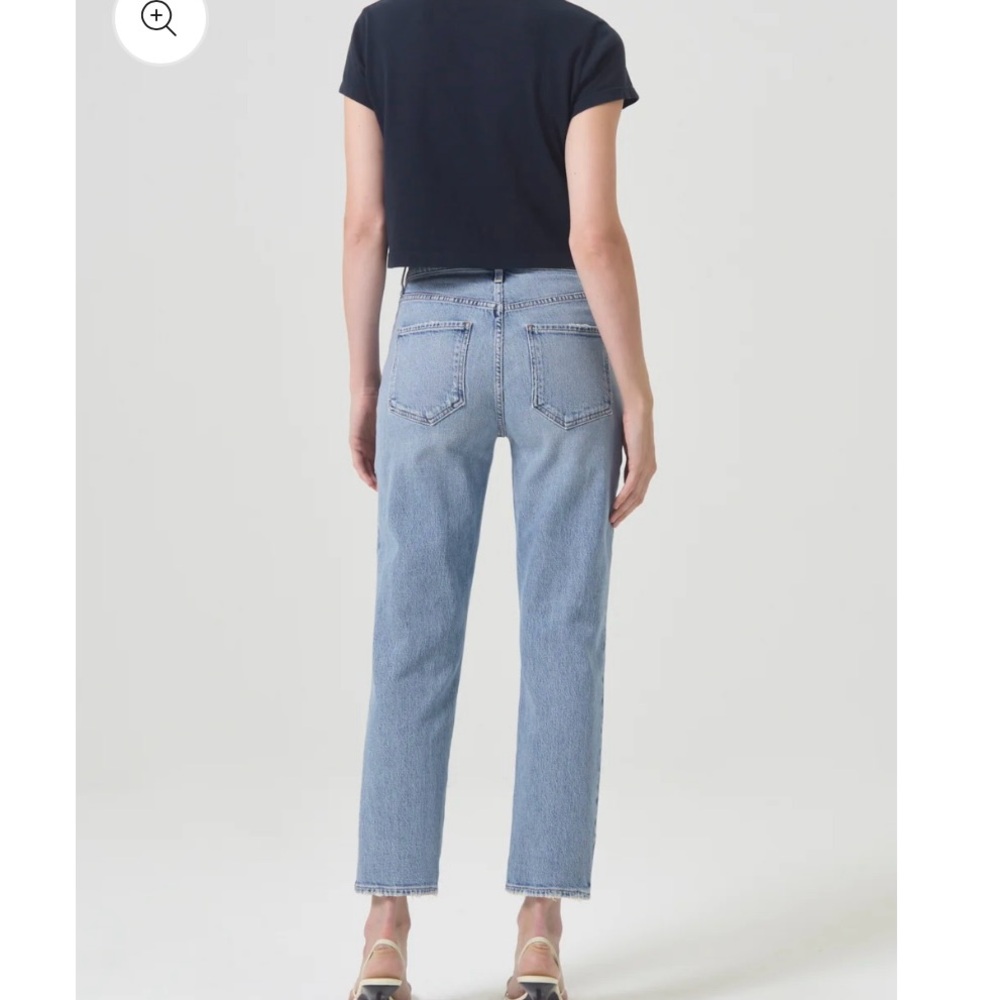 AGOLDE Riley High Rise Straight Jean, Size 27 - Picture 3 of 10